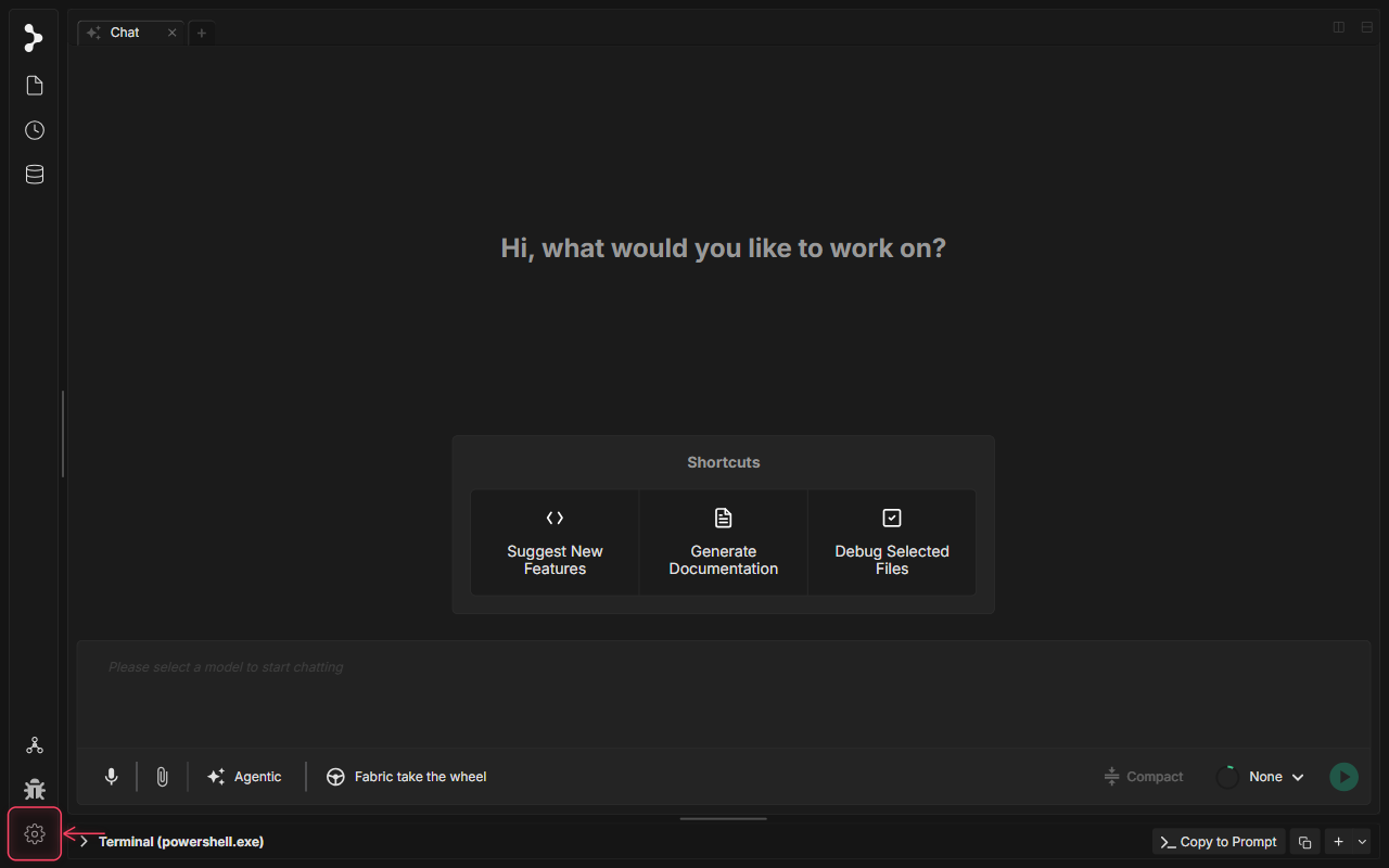 Open Application Settings