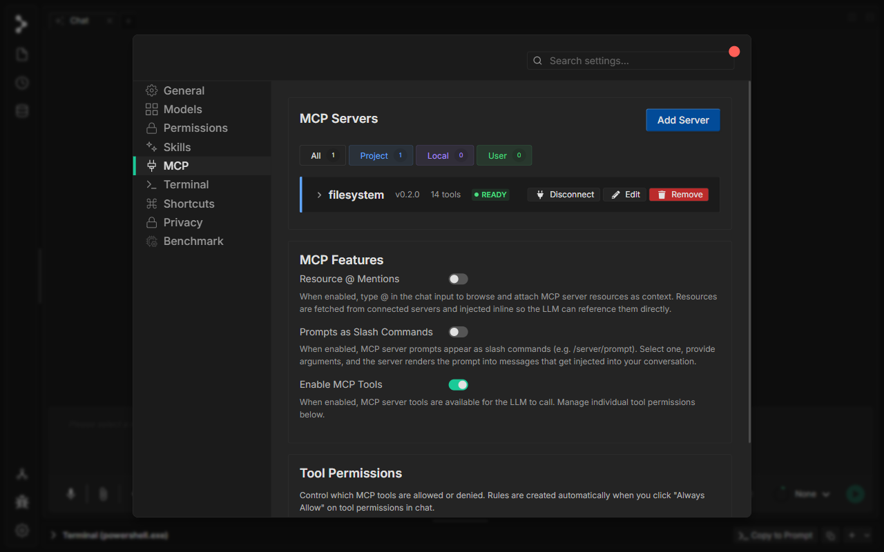 Tool Permissions